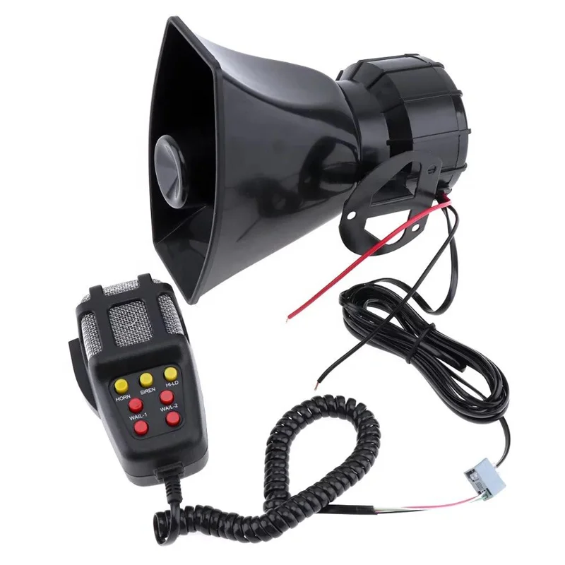 آژیر پلیسی ۷ صدا میکروفون دار مدل LE808